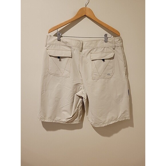 Aftco M80 Stealth Fishing/Boating Shorts Stone Biege Men's Size 38x10 Outdoors - Picture 4 of 8